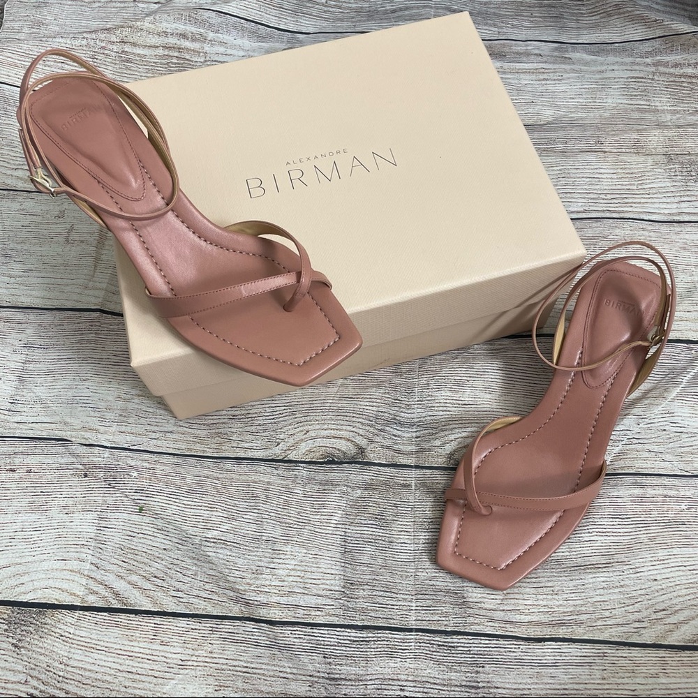 NIB Alexandre Birman Antique Nelly Square Toe Sandals - Picture 2 of 10